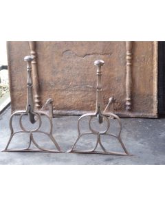 17th c Dutch Andirons