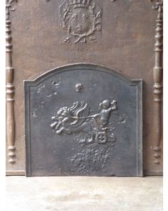 Cupid Fireplace Back Plate