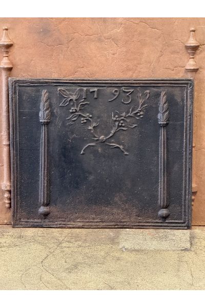 Pillars with Decoration Fireback