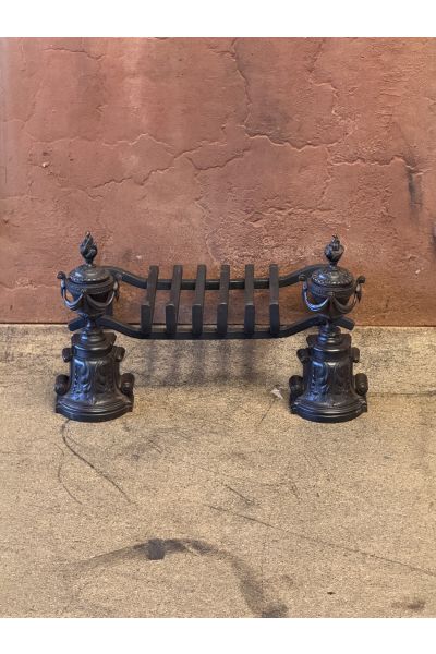 Antique Fireplace Log Grate