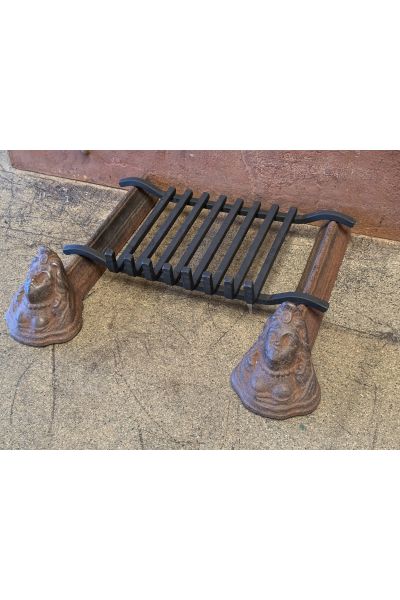 Antique Fireplace Log Grate