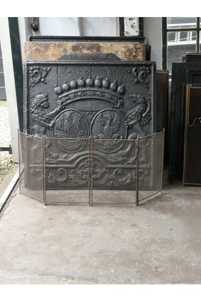 Antique French Fire Screen