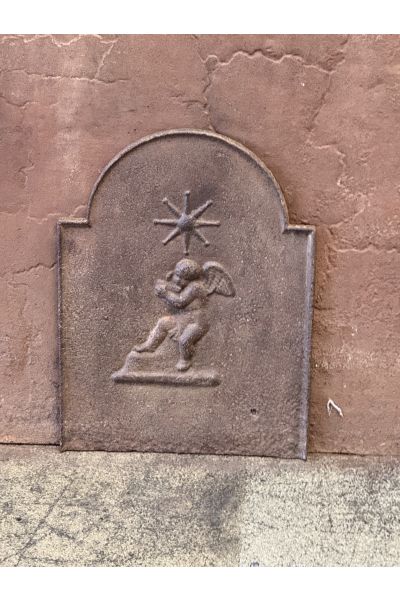 Cupid Fireplace Back Plate
