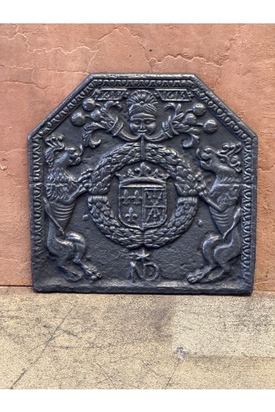 Arms of France and Navarre Fireback