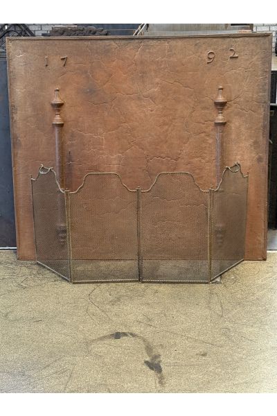 Antique French Fire Screen