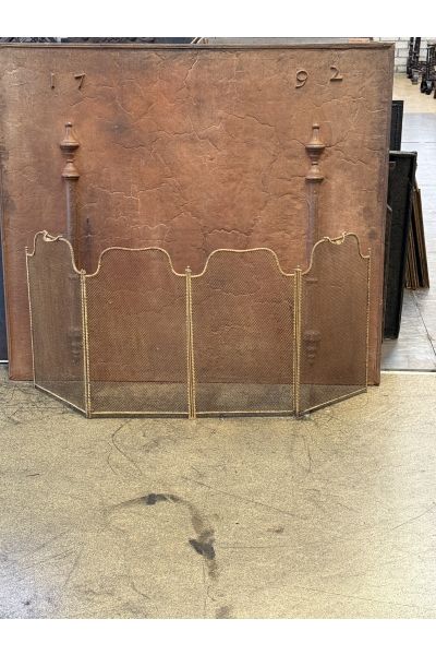 Antique French Fire Screen