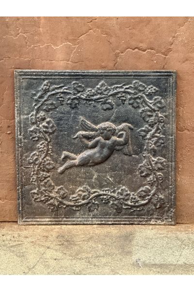 Cupid Fireplace Back Plate