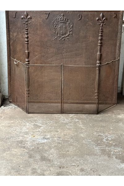Antique French Fire Screen