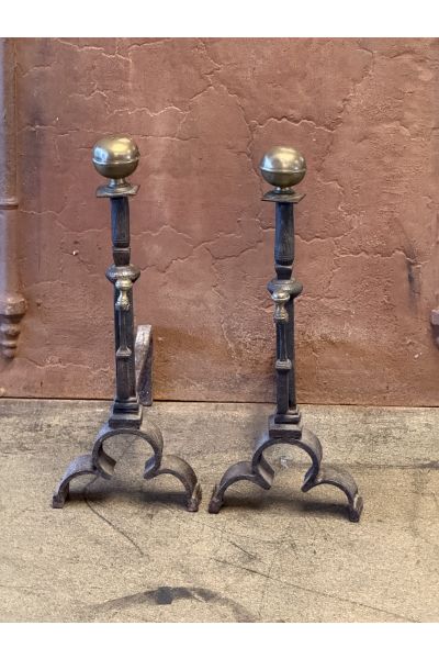 Antique Fireplace Andirons