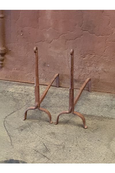 Gothic Andirons Fireplace