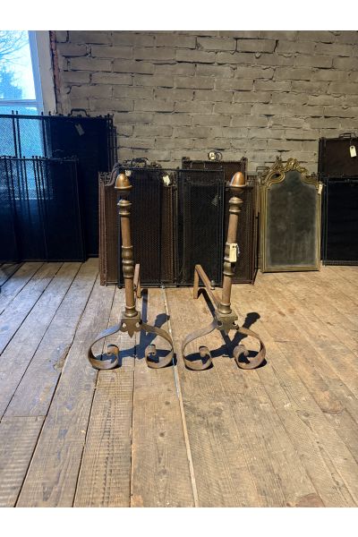 Napoleon III Fire Dogs