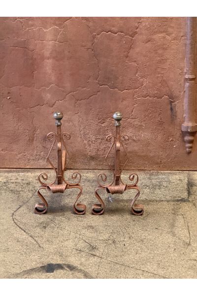 Napoleon III Style Andirons