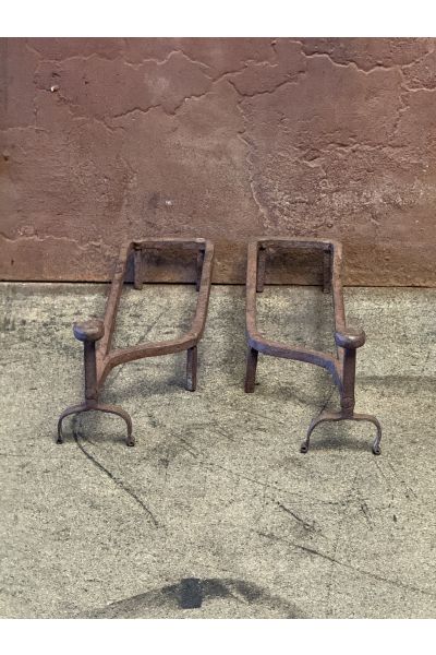 Antique Fireplace Log Grate
