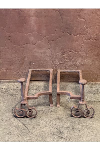 Antique Fireplace Log Grate