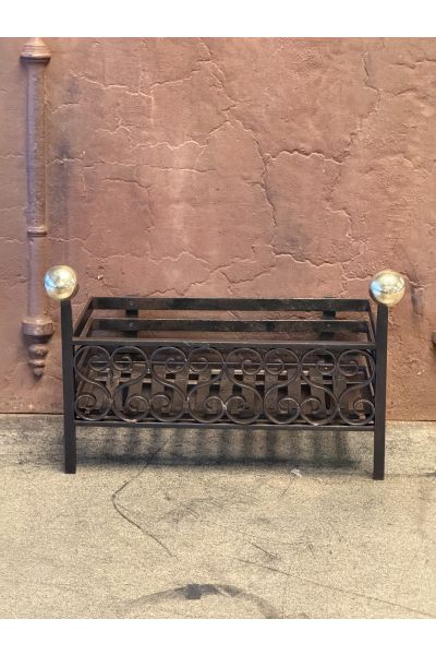 Antique Fireplace Log Grate