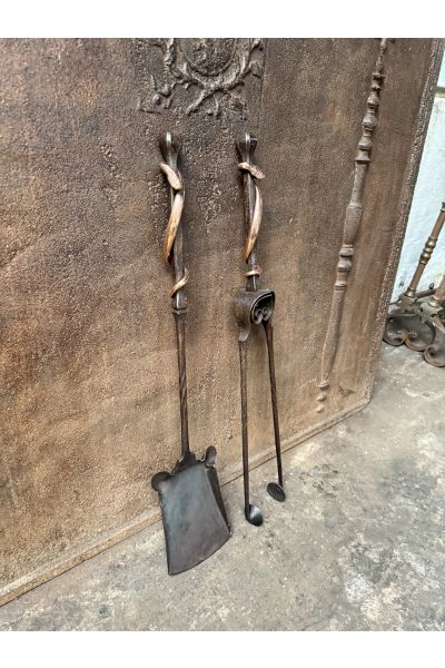 Art Nouveau Fire Tools