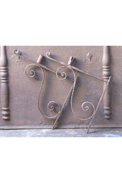 Antique Candle Holders made of Wrought iron 