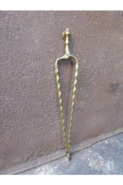 Antique Dutch Fire Tongs made of 16 