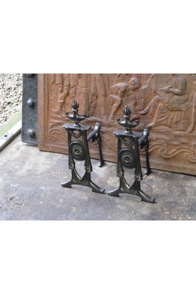 Victorian Rests Fire Irons made of 14 
