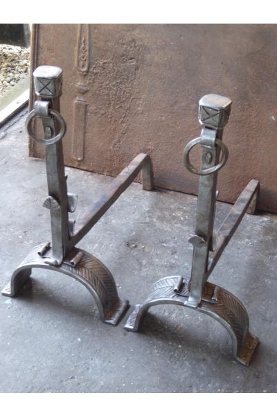 Large Andirons | Landiers made of 15 