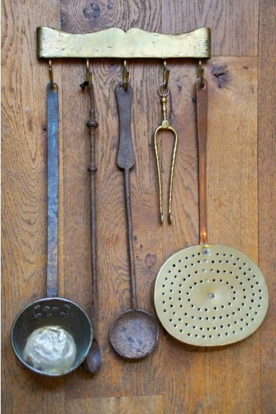 Antique Dutch Fire Tools made of 15,16,31 