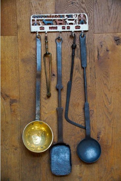 Antique Dutch Fire Tools made of 15,16 