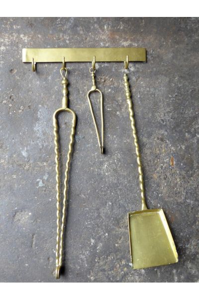 Antique Dutch Fire Tools made of 33 