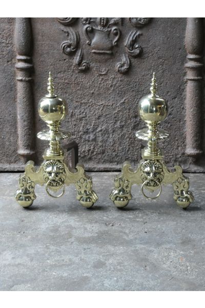Louis XIV Style Andirons made of 15,33 