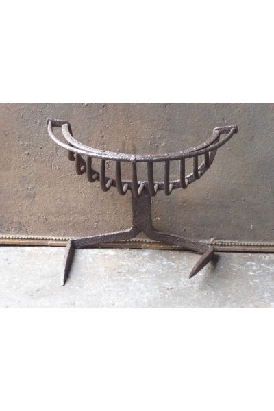 Gothic Grate for Fireplace made of Wrought iron 