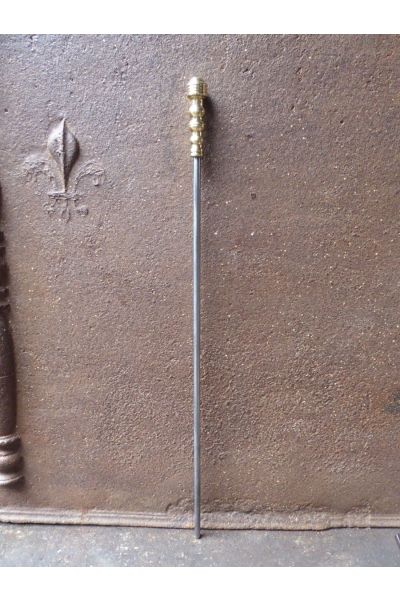 Polished Steel Fire Poker made of 32,33 