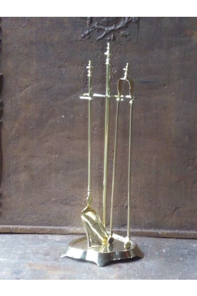 Polished Brass Fire Tools made of 33 