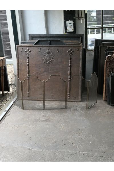 Elegant Antique Fireplace Screen made of 16,154,155 