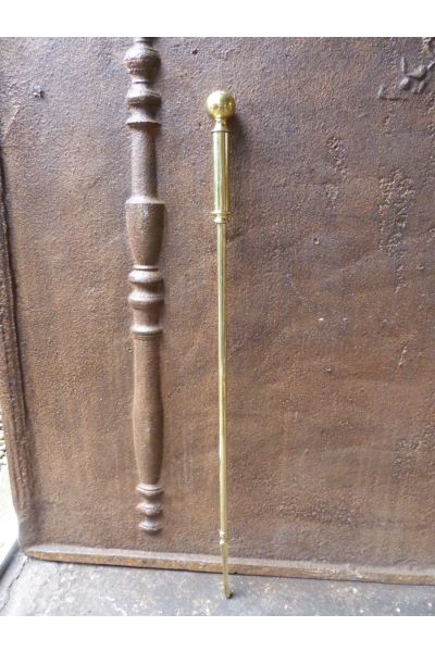 Polished Brass Fire Poker made of 33 