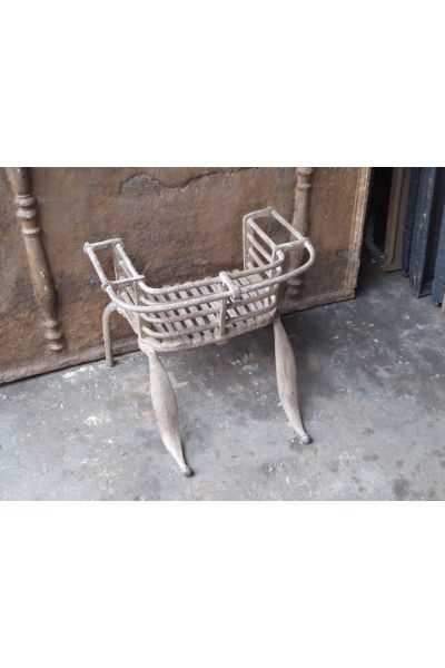 Antique Fireplace Log Grate made of Wrought iron 