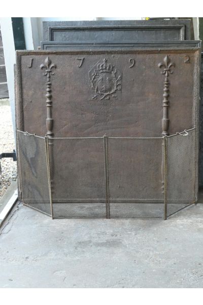 Antique French Fire Screen made of 16,154,155 