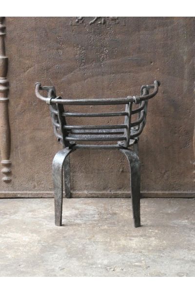 Antique Fireplace Log Grate made of Wrought iron 