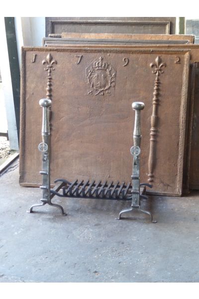 Antique Fireplace Log Grate made of 15 