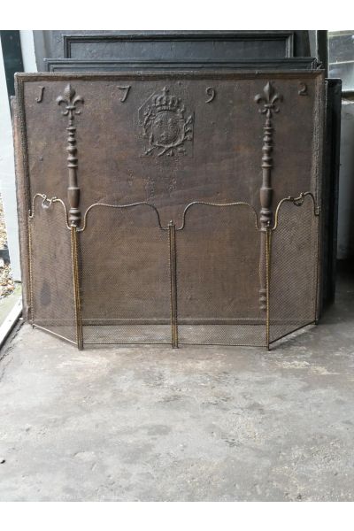 Antique French Fire Screen made of 16,154,155 