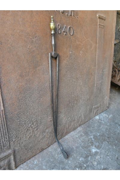 Antique Dutch Fire Tongs