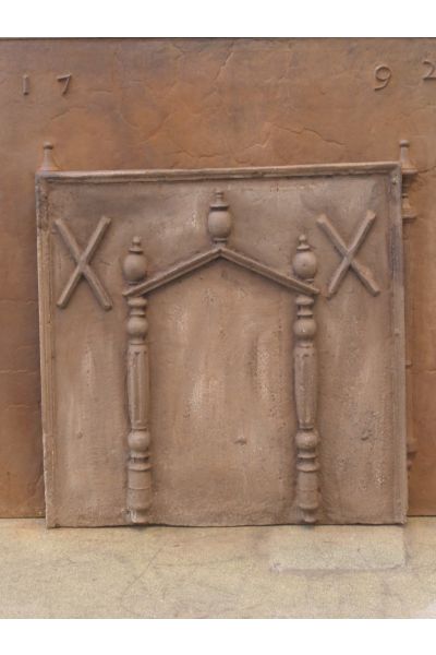 Pillars and Pediment Fireback