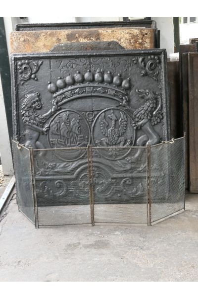 Decorative Antique Fireplace Screen