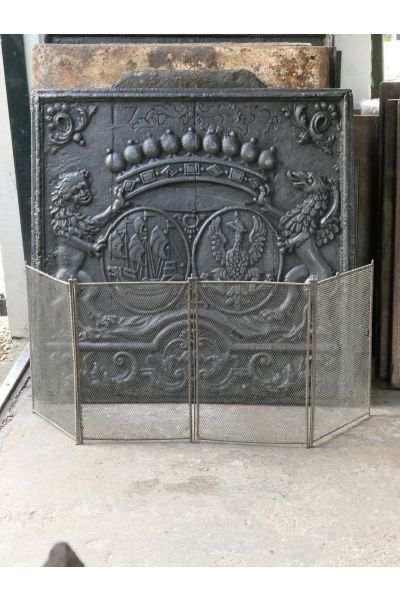 Antique French Fire Screen