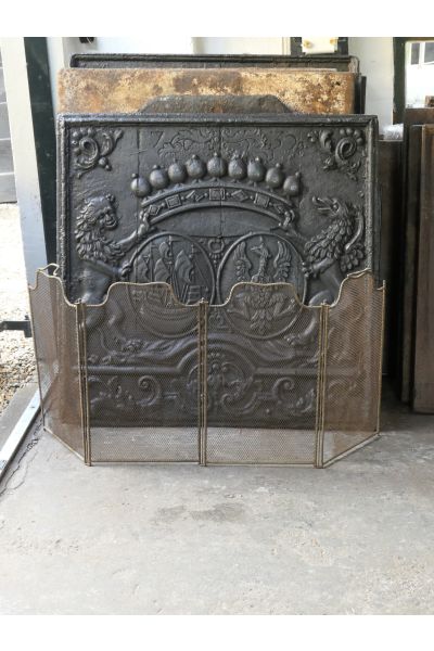 Antique French Fire Screen