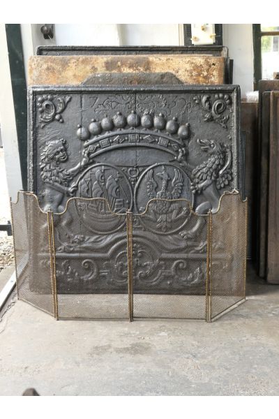 Antique French Fire Screen