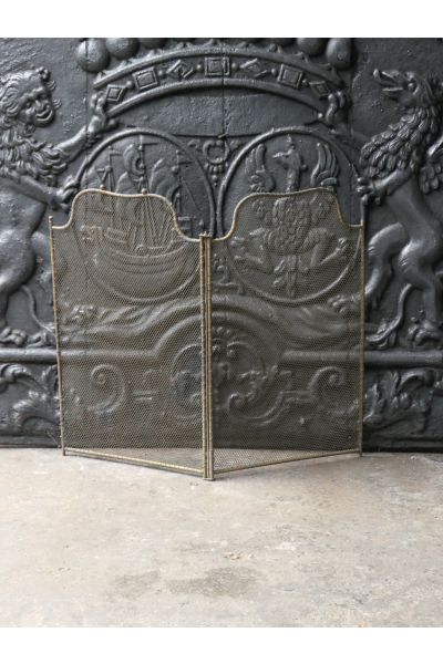 Antique French Fire Screen