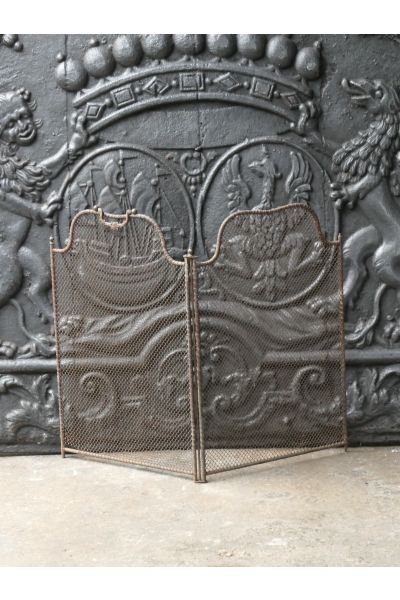 Antique French Fire Screen