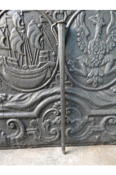 Small Antique Blow Poker