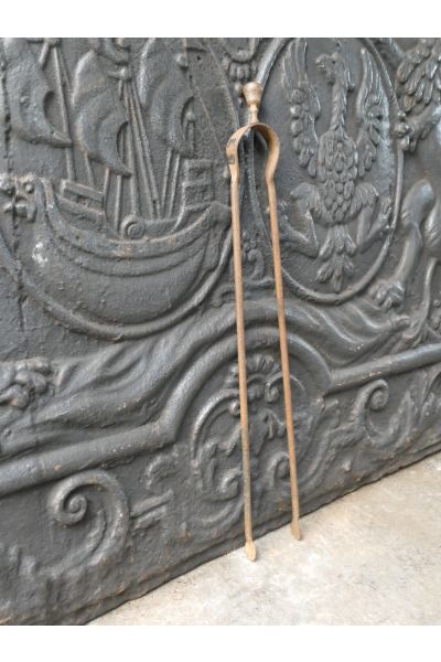 Small French Fireplace Tongs