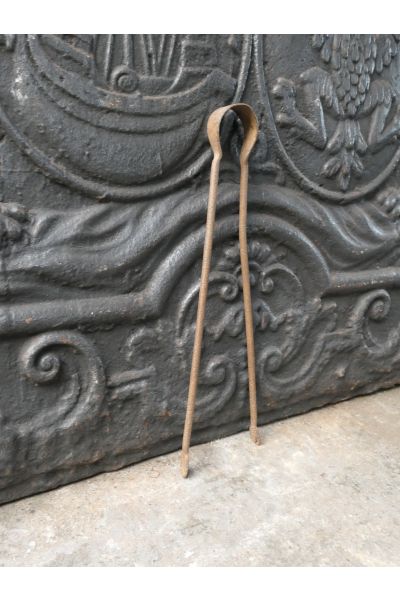 Small French Fireplace Tongs
