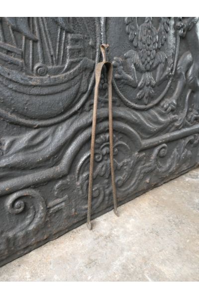 Small French Fireplace Tongs